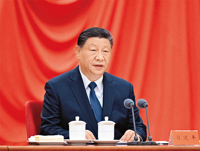 習近平：鍥而不舍落實中央八項規(guī)定精神， 以優(yōu)良黨風引領(lǐng)社風民風